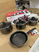 lot imported spain magefesa non-stick cookware 7 pcs set