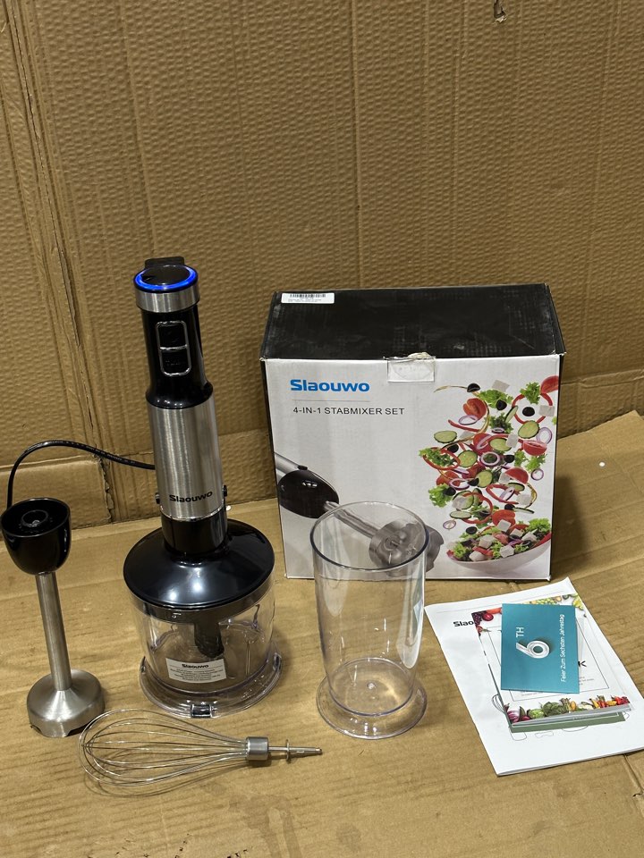 England Lot SLAOUWO 4 in 1 Hand Blender Set