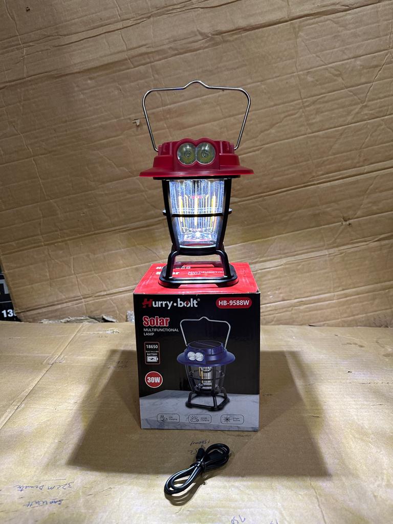 hurry.bolt solar multifuction lamp