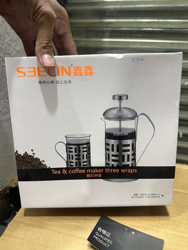 lot seecin tea and coffee maker warp