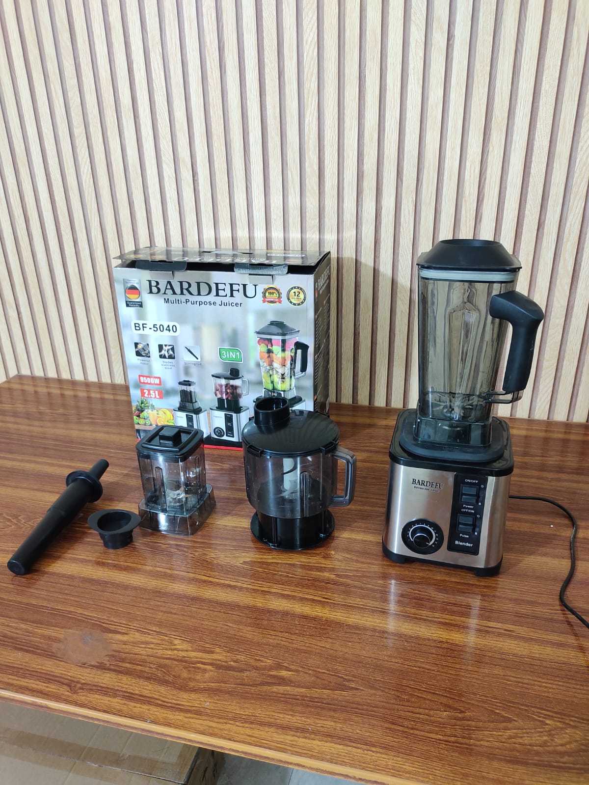 GERMANY lot imported BARDEFU 3 in 1 Blender Chopper & Grinder