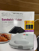 CZECH REPUBLIC LOT IMPORTED SENCOR 3 IN 1 SANDWHICH MAKER