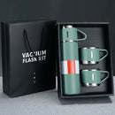 Vaccum Flask Set With 3 Cups