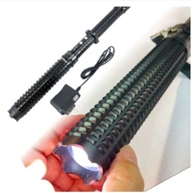 Self Defense Baton Taser+Flashlight Multipurpose