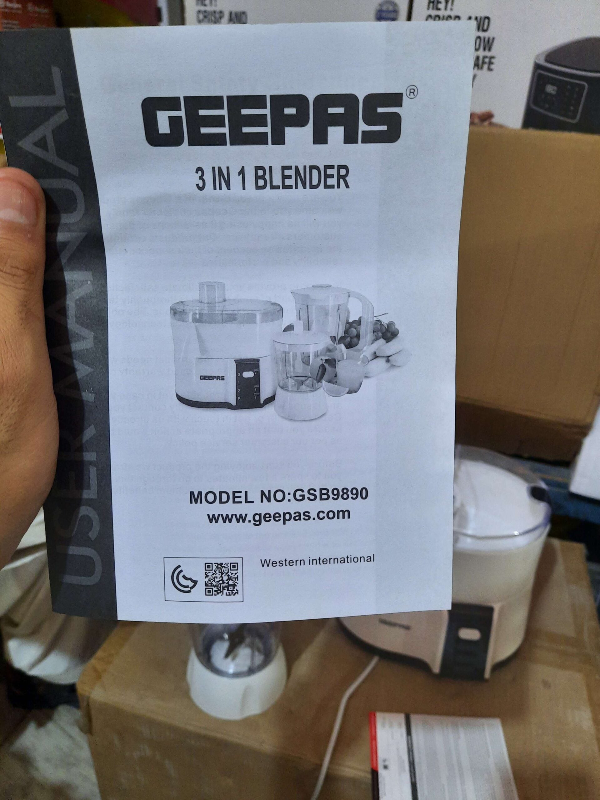 GEEPAS 4 in 1 Blender