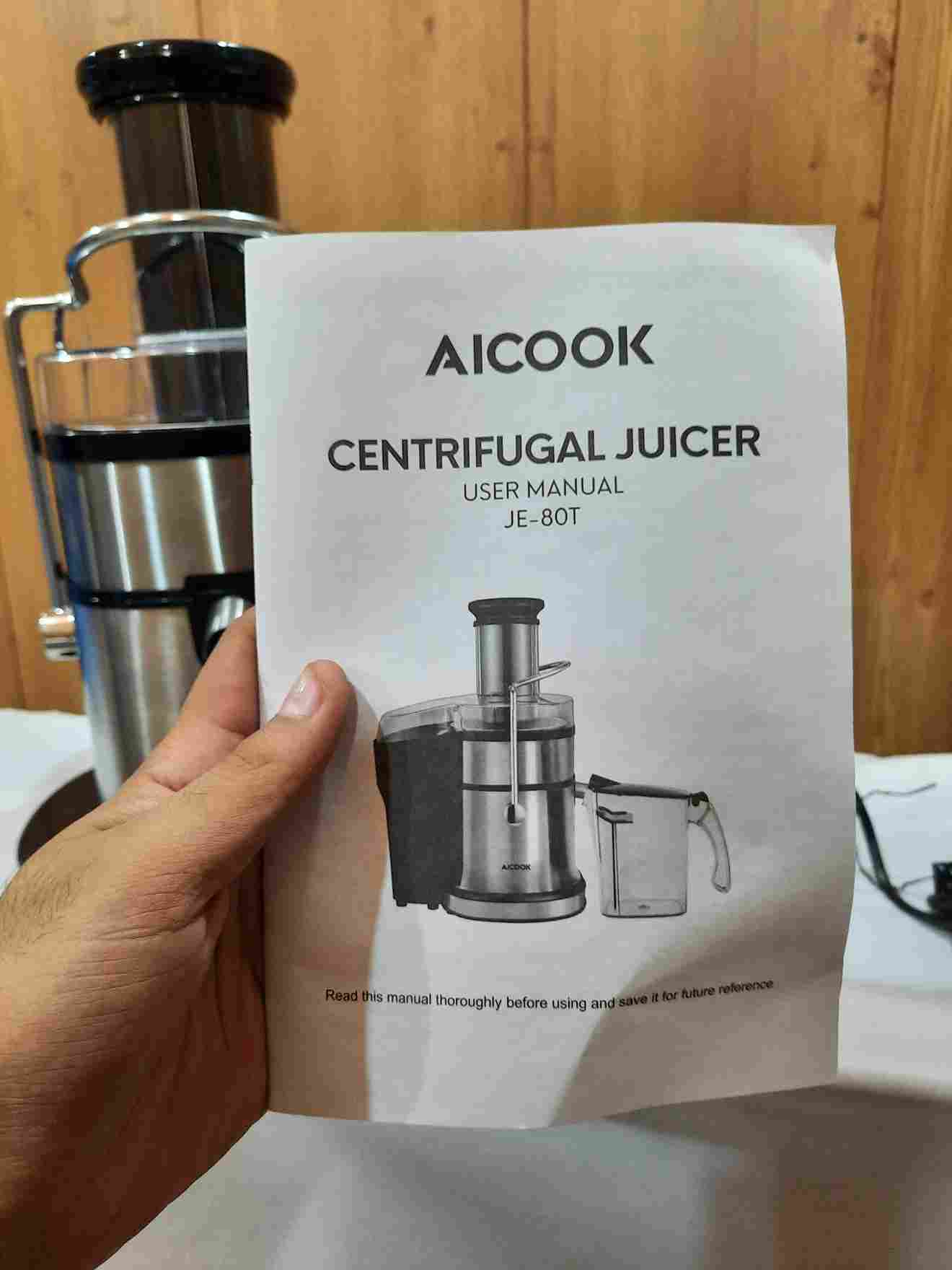 UK lot imported AICOOK Digital Centrifugal Juicer