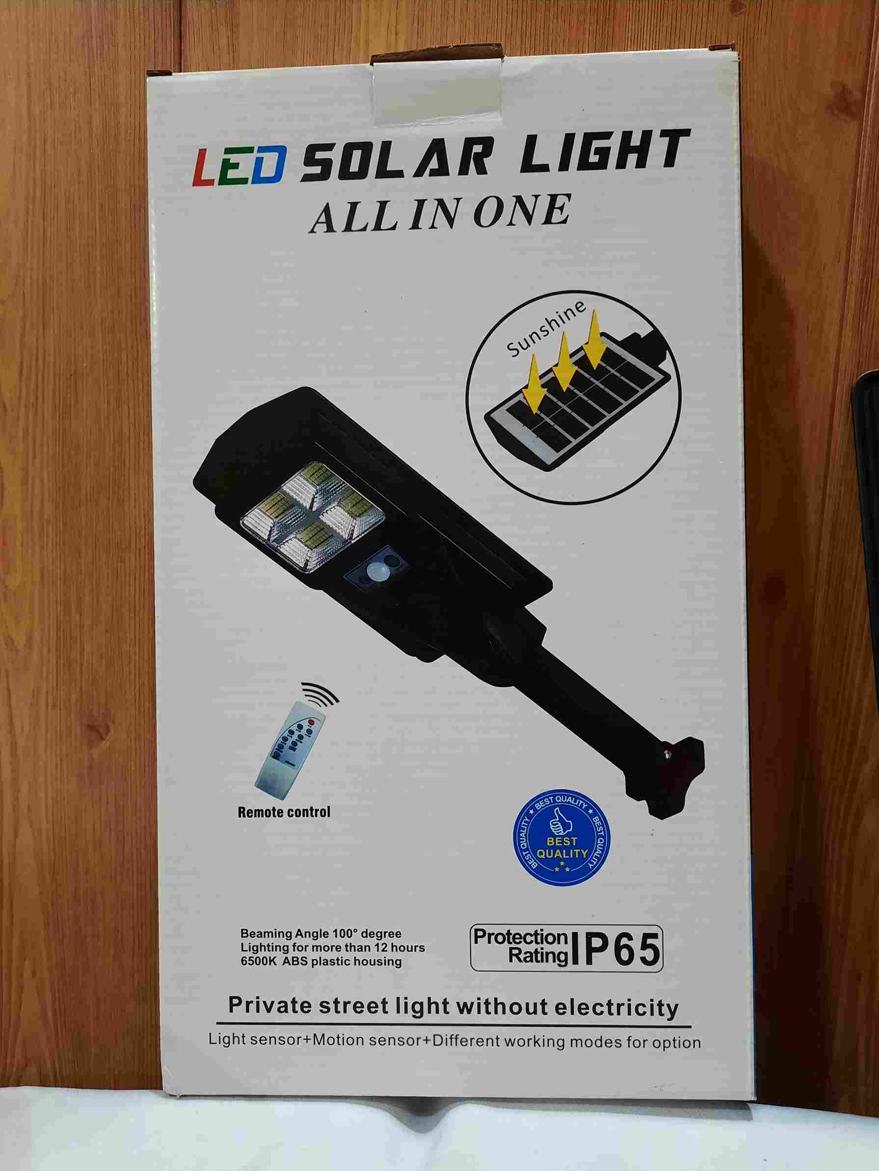 All in one LED Solar Light