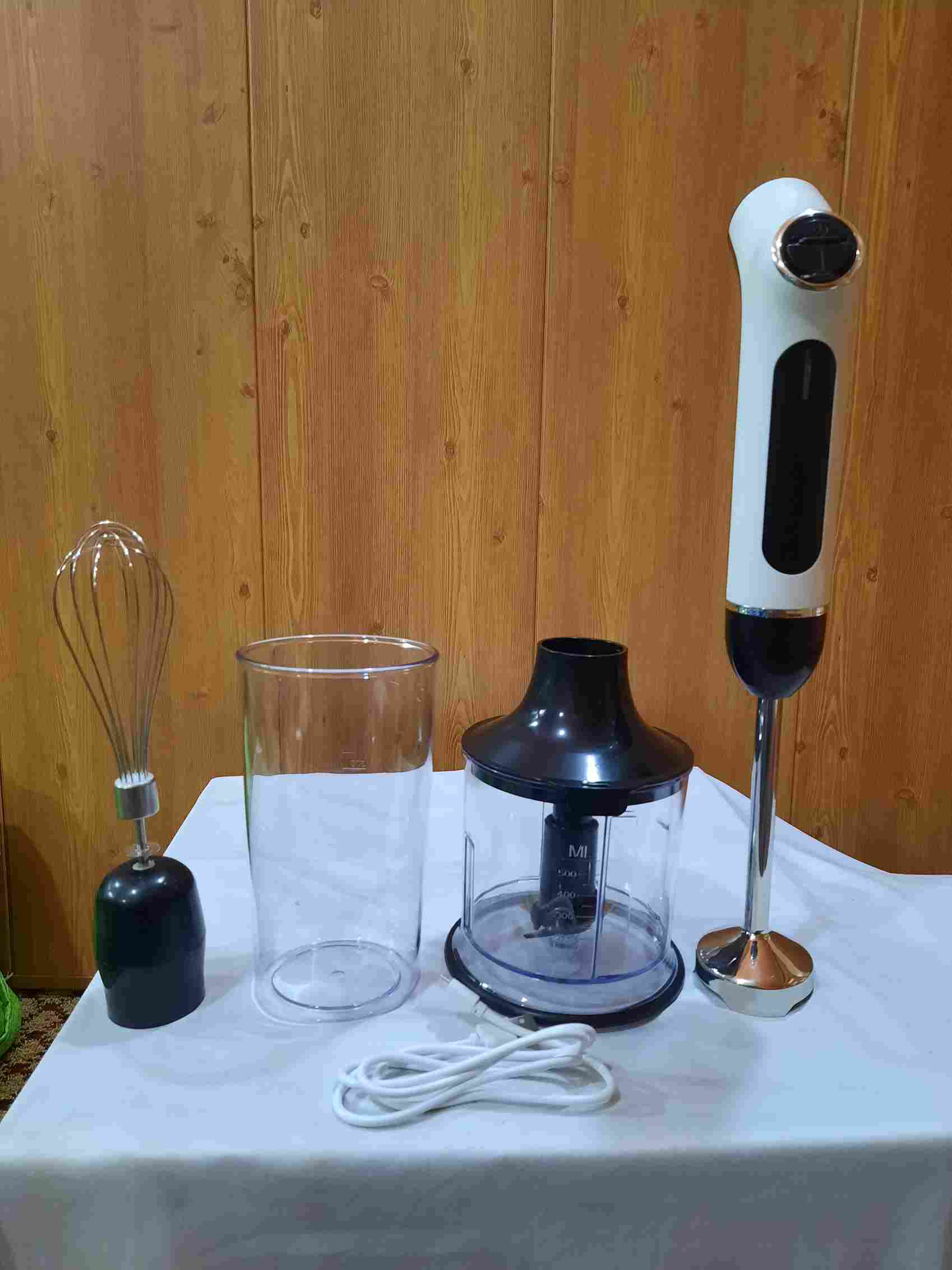 4 in 1 Chargeable Portable Hand Blender Set