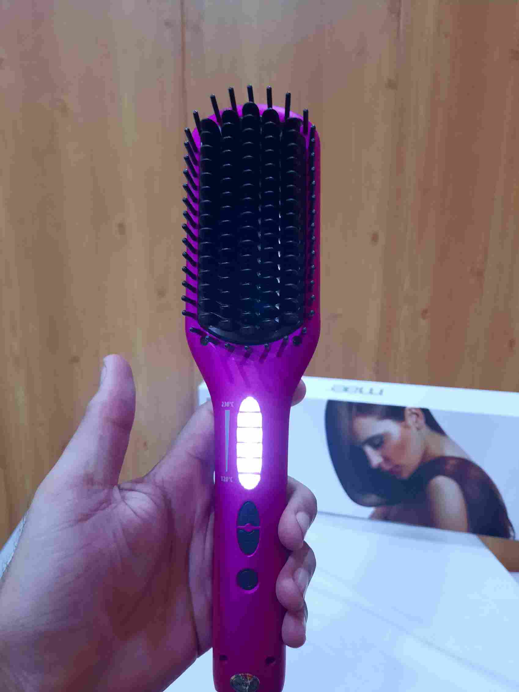 IONIC HAIR STRAIGHTENER BRUSH