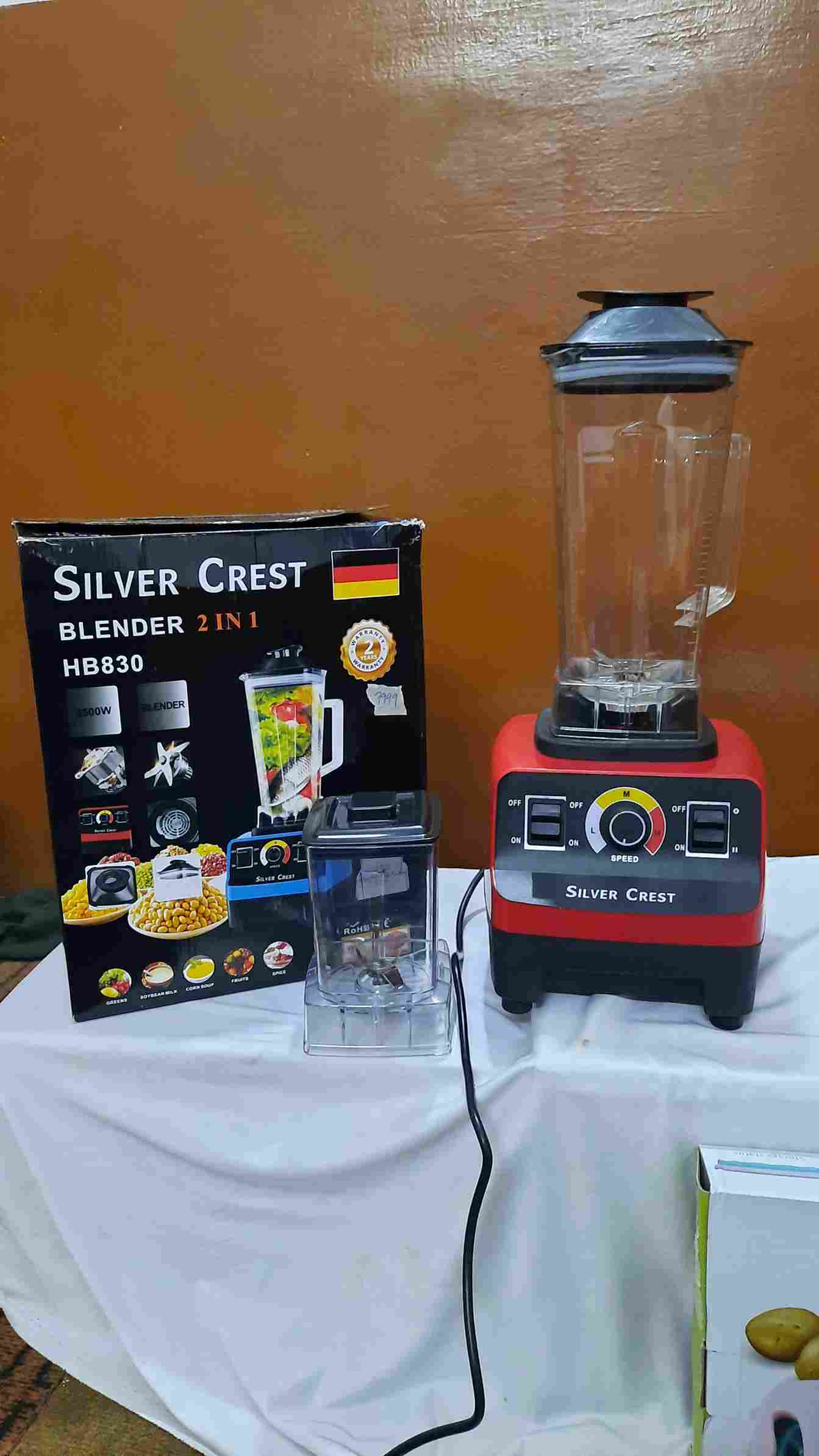 Lot Imported Silver Crest 2 in 1 Powerful Blender