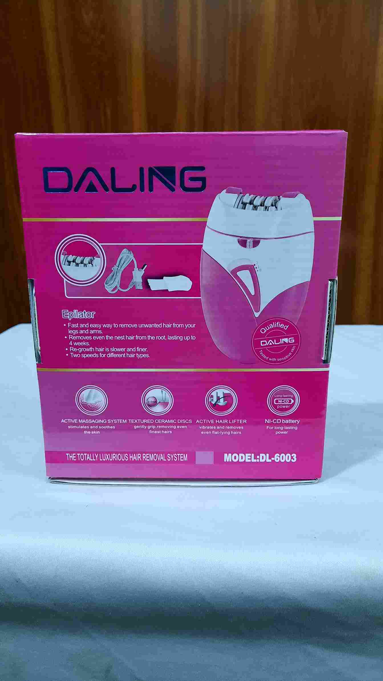 Rechargeable 2 speed Lady Hair Remover