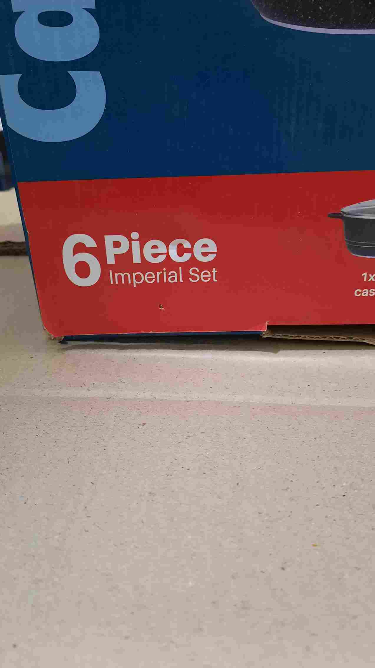 Germany Lot Imported  Granite 6 Pieces Jumbo Cookware Set