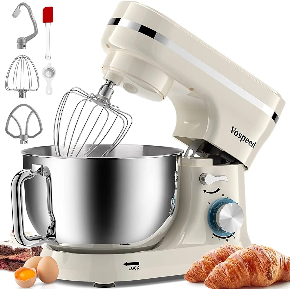 Germany Lot Imported 5L Large Capicity Stand Mixer(Dough hooker,whisker and Beater)