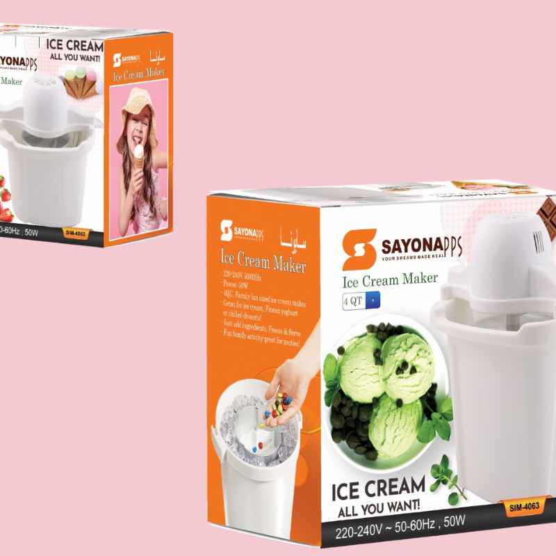 Amazon Lot Imported Family Ice Cream Maker