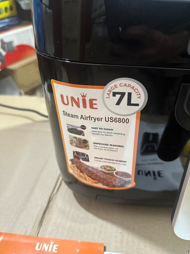 Lot Imported Unie 7L Steam Air Fryer