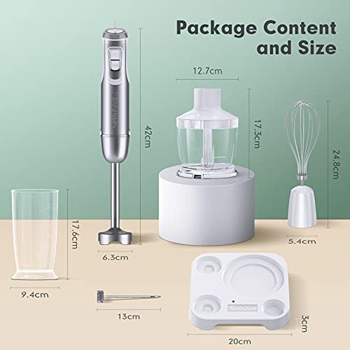 Slaouwo 6 in 1 hand blender Blender Set