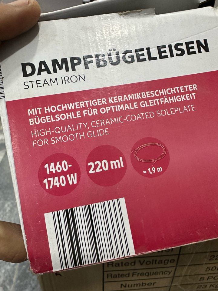 Germany DAMPFBUGELEISEN Original Steam Iron