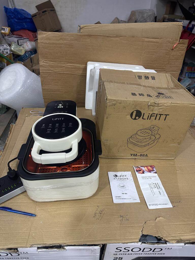 LOT IMPORTED LIFITT AIRFRYER UNIQUE DESIGN