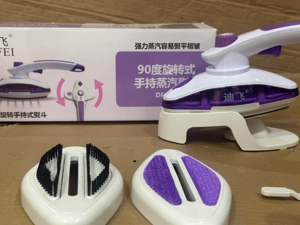 lot imported 90 degree rotating steam iron