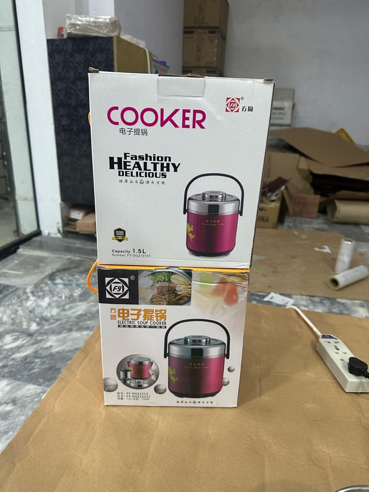 3 in 1 Electric Cooker With Dish and Lunch box