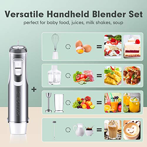 Slaouwo 6 in 1 hand blender Blender Set