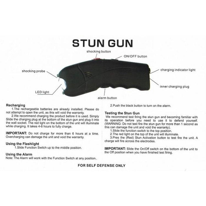 Stun Gun Protective Safetymate Self Defense Taser