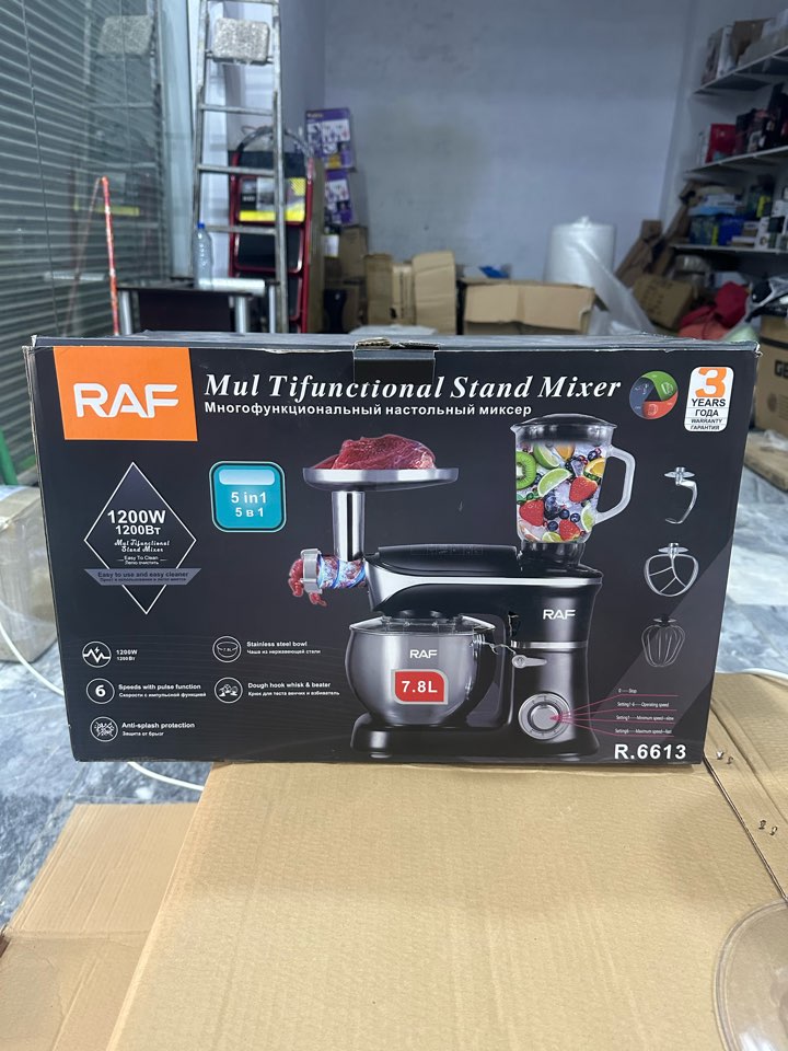 RAF 3 in 1 Multifunctional Stand Mixer, Meat Grinder And Blender
