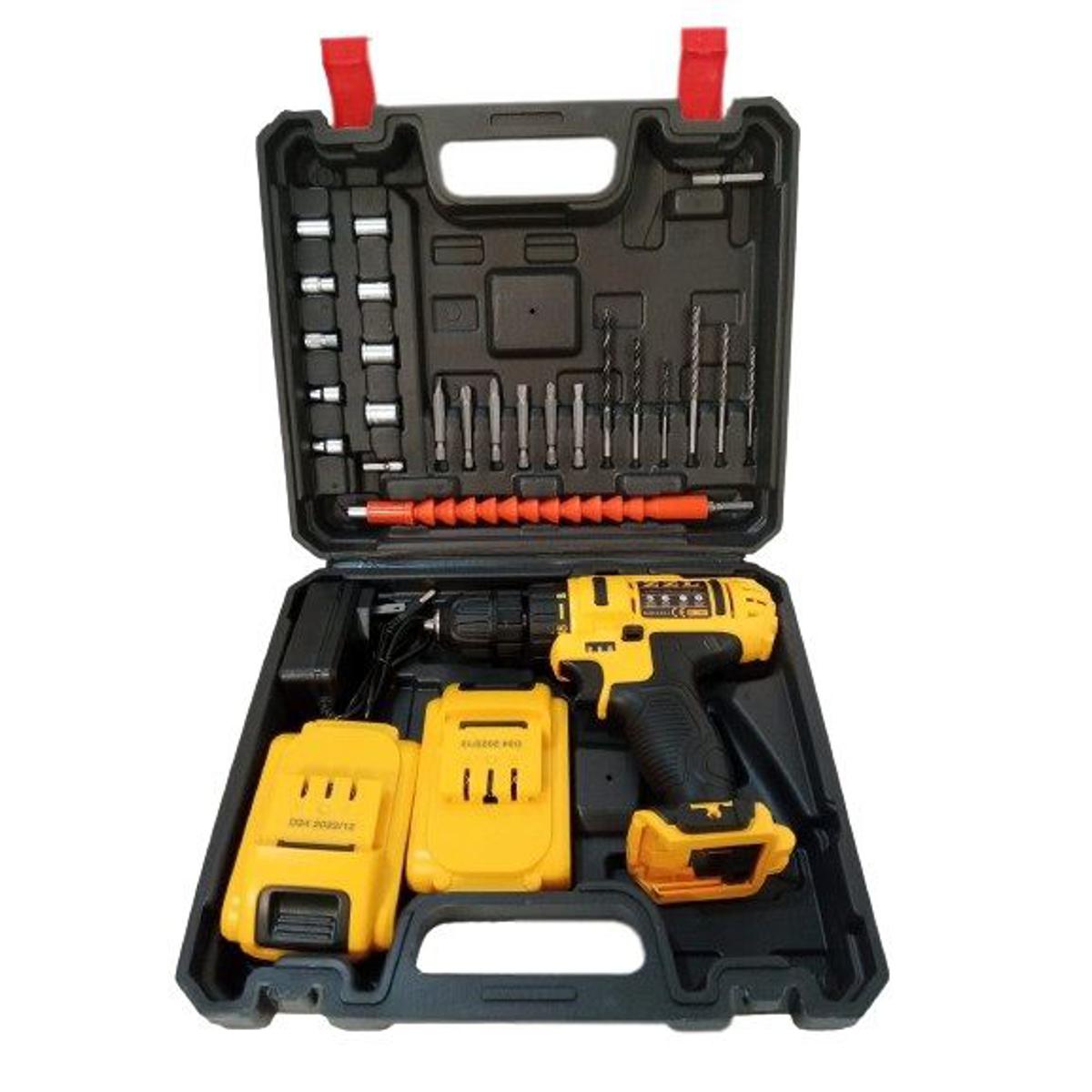 34 Pc Rechargeable Drill Set