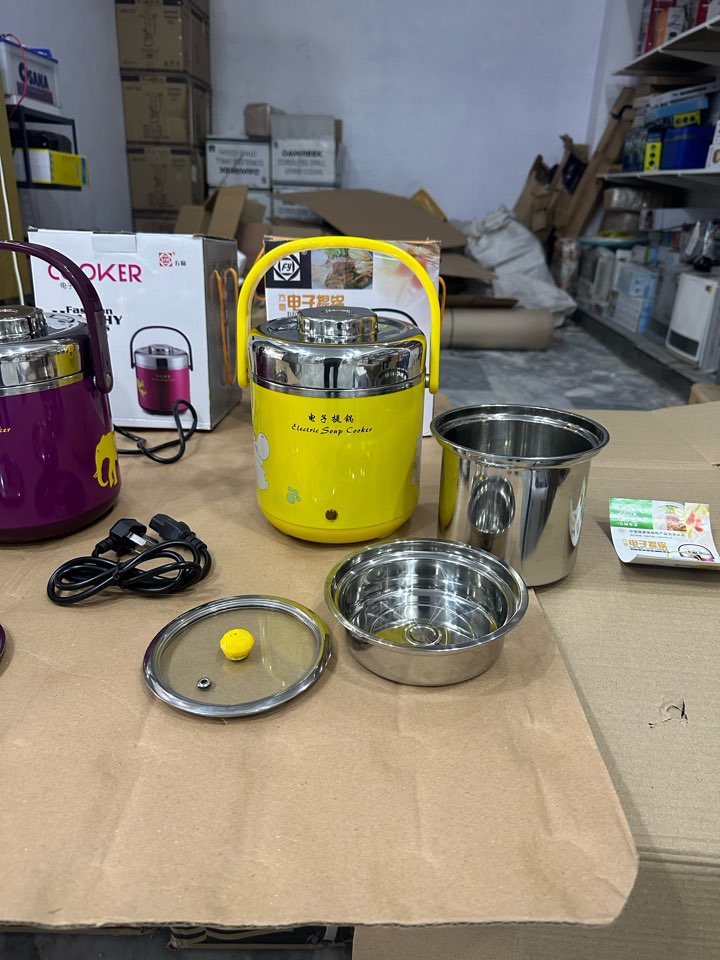 3 in 1 Electric Cooker With Dish and Lunch box