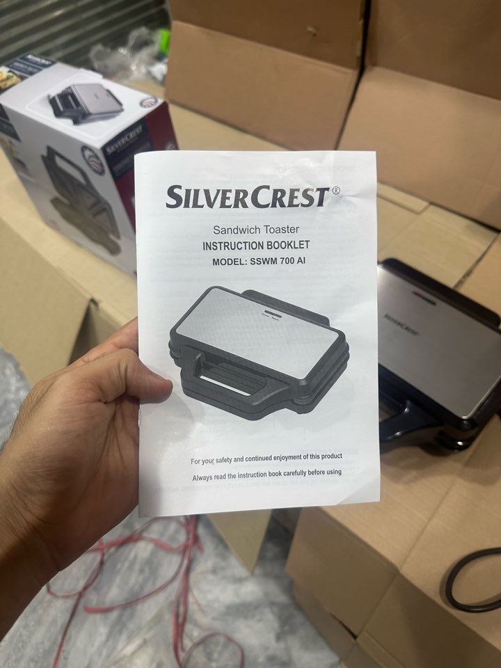Silver Crest Sandwich And Grill Maker