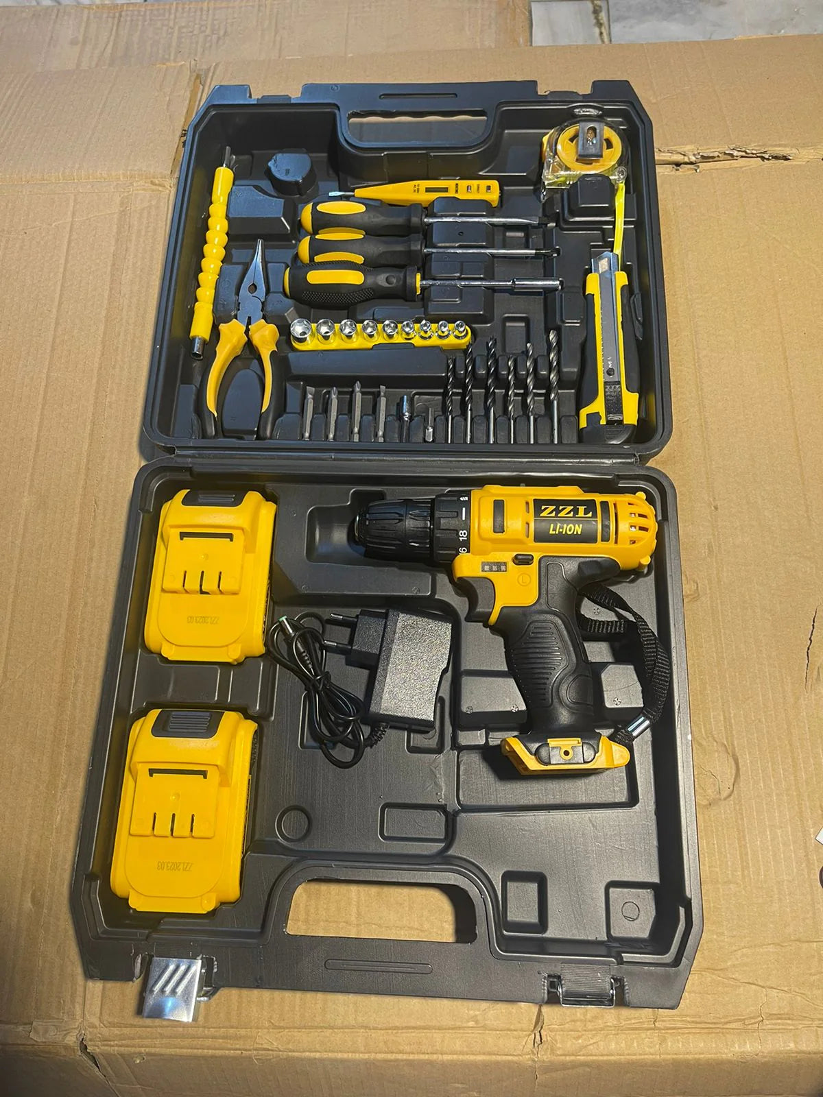 34 Pc Rechargeable Drill Set