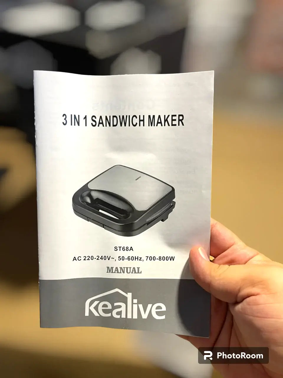 3 In 1 Kealive Sandwich Maker & Sandwich Toaster
