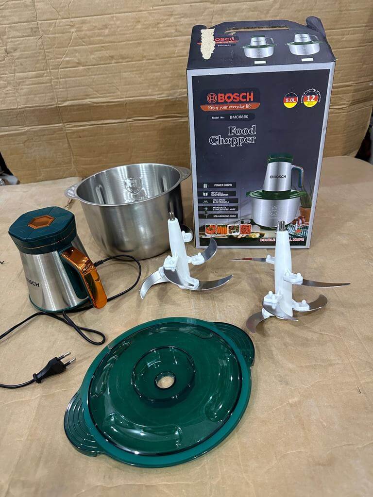 Germany Lot 5L BOSCH Stainless Steel Grinder Chopper