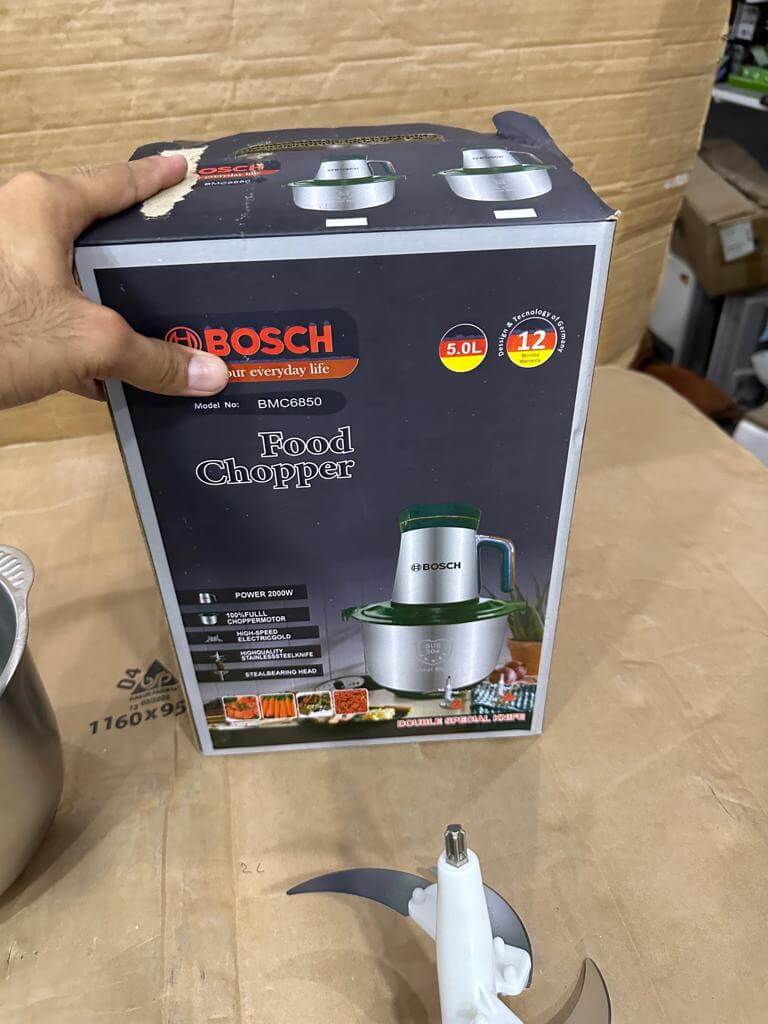 Germany Lot 5L BOSCH Stainless Steel Grinder Chopper