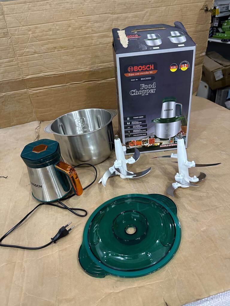 Germany Lot 5L BOSCH Stainless Steel Grinder Chopper