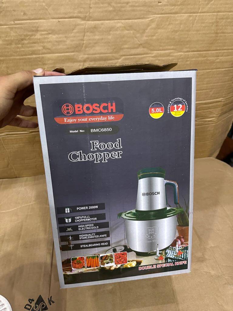 Germany Lot 5L BOSCH Stainless Steel Grinder Chopper