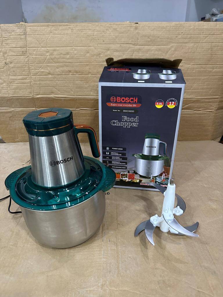 Germany Lot 5L BOSCH Stainless Steel Grinder Chopper