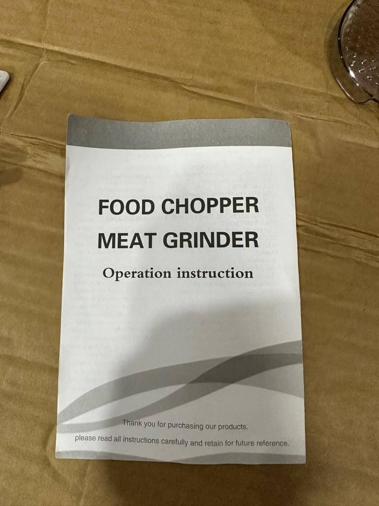 SILVER CREST FOOD CHOPPER 2000WATT 2IN1 3.5 LITER