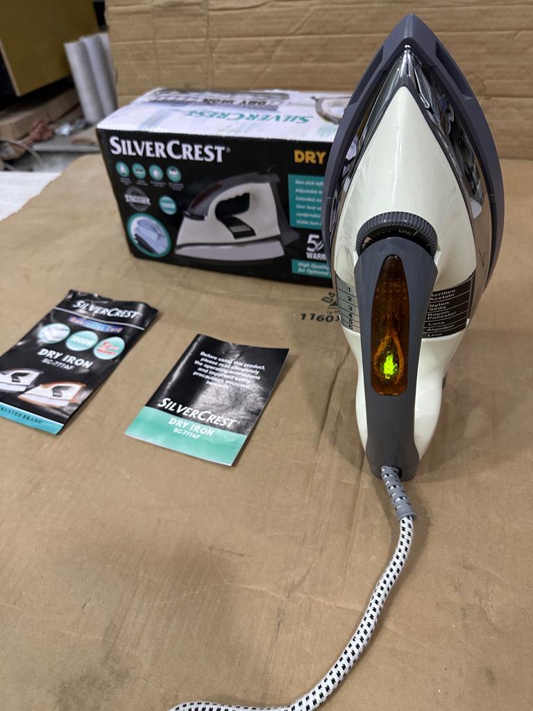 SILVER CREST DRY IRON 1000 watt