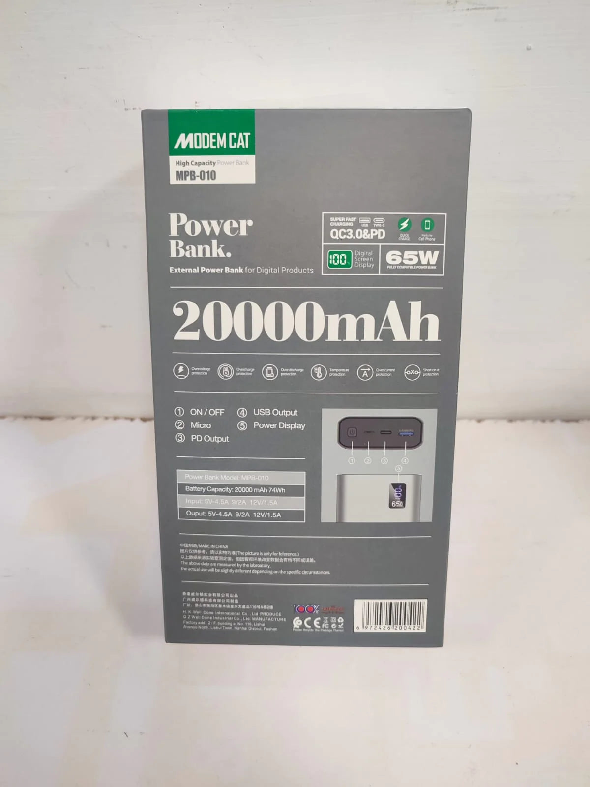 BEST quality POWER BANK COLLECTION 20000mAH BATTARY CAPACITY