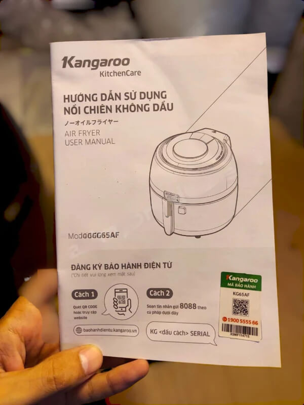 Kangaroo 6.5l AirFryer with sterer