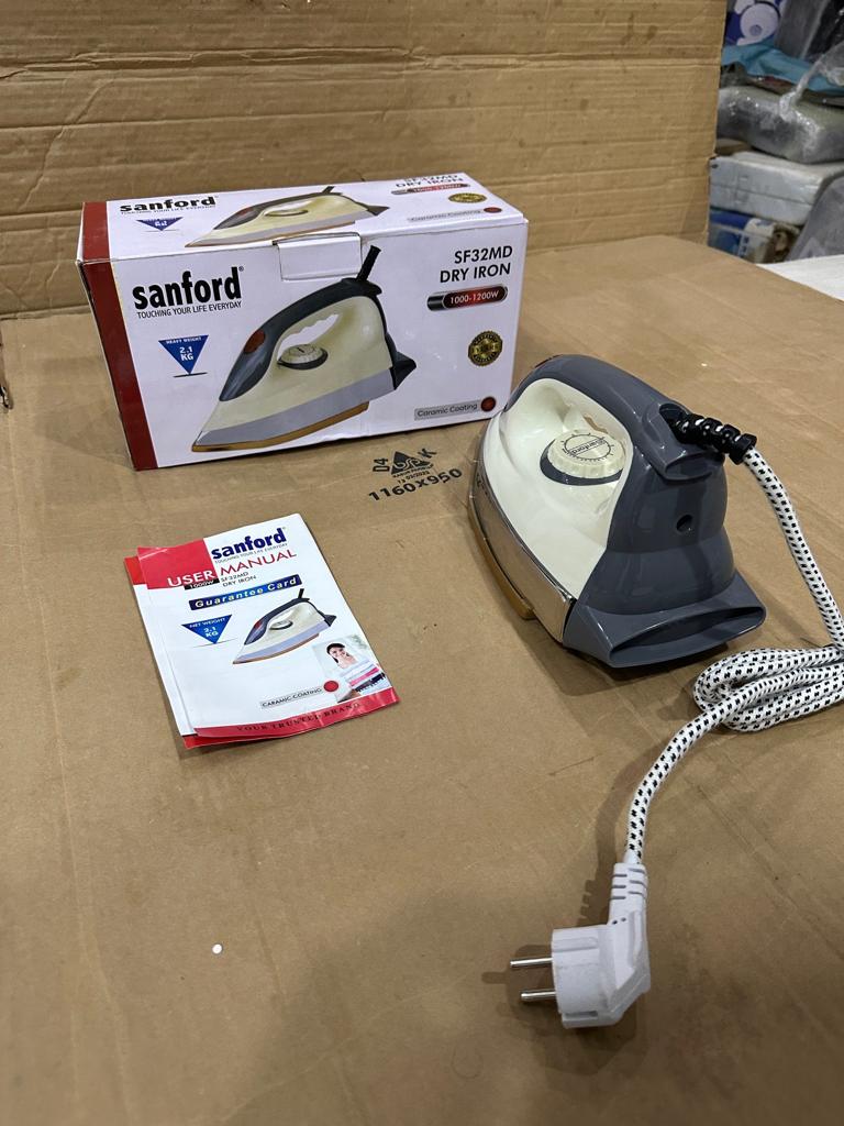 SANFORD DRY IRON 1000 -1200 WATT